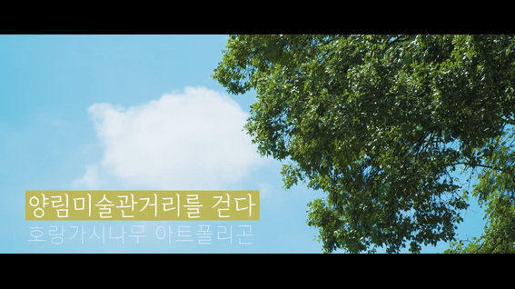 드롭샷매치 포트폴리오 - 양림미술관거리 홍보 영상