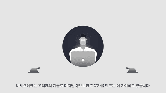 드롭샷매치 포트폴리오 - 비제오테크 정보보안 및 데이터 관리기업 홍보 영상