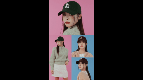 드롭샷매치 포트폴리오 - MLB 볼캡 웹 프로모션 영상