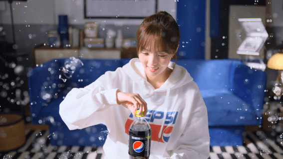 드롭샷매치 포트폴리오 - 펩시 X 채수빈 펩시콜라 제품 홍보 영상