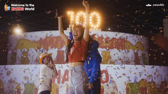 드롭샷매치 포트폴리오 - 골드베렌의 100주년 생일 기념전 홍보 영상 | Welcome to the HARIBO world