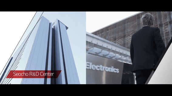 드롭샷매치 포트폴리오 - LG HE 전시회장 스크린 영상