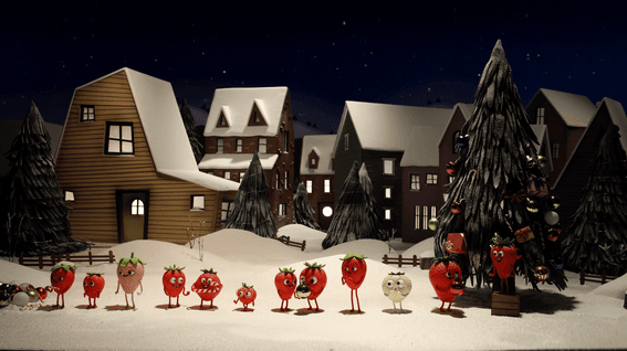 드롭샷매치 포트폴리오 - 롯데마트 딸기 프로모션 광고