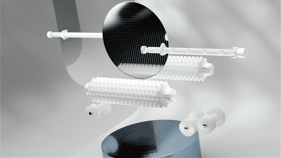 드롭샷매치 포트폴리오 - 퓨리언스 반도체 브러쉬 코어 제품 3D 모션 영상