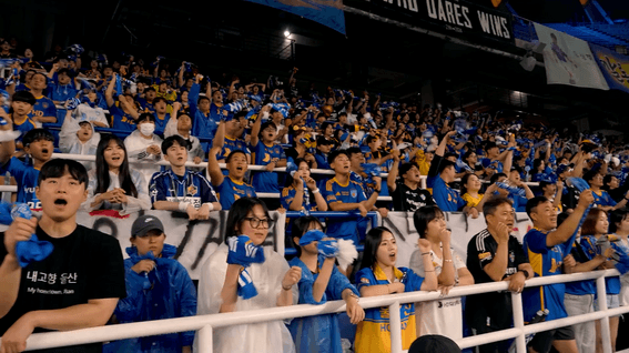 드롭샷매치 포트폴리오 - 브랜드데이 행사 스케치ㅣ울산HD FC x HD현대건설기계