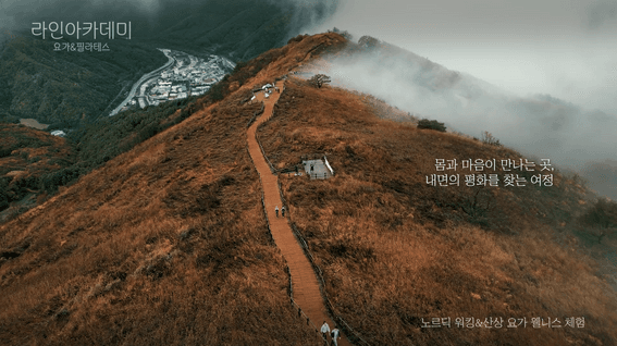 드롭샷매치 포트폴리오 - 요가 브랜드 라인아카데미 홍보 영상