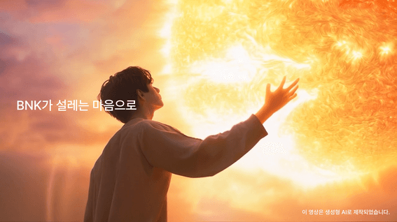 드롭샷매치 포트폴리오 - BNK금융그룹ㅣ2025 신년 광고
