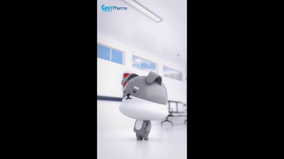 드롭샷매치 포트폴리오 - 지엔티파마ㅣ제품 3D홍보영상 제작
