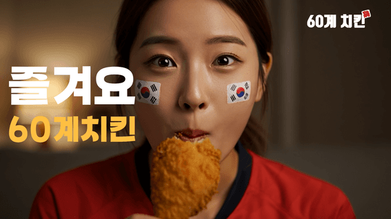 드롭샷매치 포트폴리오 - 60계치킨ㅣ언제 어디서든 즐겨요! 홍보 영상