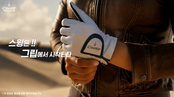 드롭샷매치 포트폴리오 - 캐비어 - 프리미엄 골프 그립 홍보 영상