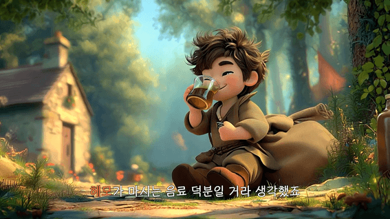 드롭샷매치 포트폴리오 - 콜마BNH 헤모힘샷 AI 광고영상