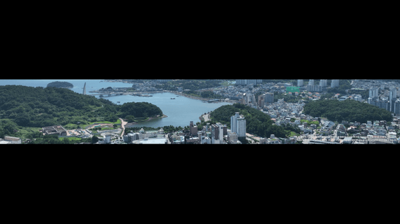 드롭샷매치 포트폴리오 - 효성 해링턴 플레이스 여수 | 드론 합성 건축영상