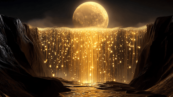 드롭샷매치 포트폴리오 - 자체제작ㅣAI 영상ㅣ미디어아트 Moonfall