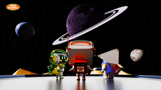 드롭샷매치 포트폴리오 - 디지털가디언즈 3D 애니메이션 EP-01