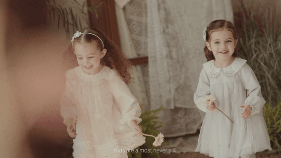 드롭샷매치 포트폴리오 - 데이브벨라 아동복 SNS 영상제작