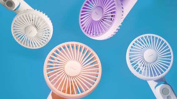 드롭샷매치 포트폴리오 - sihome_휴대용 무선 접이식 미니선풍기