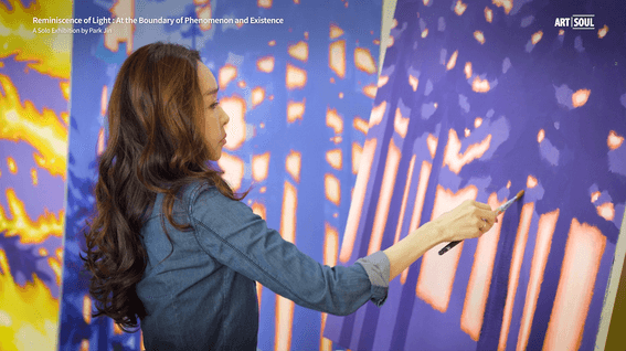 드롭샷매치 포트폴리오 - 박진 개인전 인터뷰 영상 제작