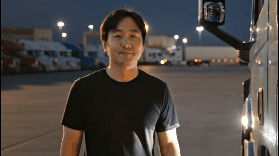 드롭샷매치 포트폴리오 - 트럭헬퍼 앱 홍보 영상 (AI 영상)