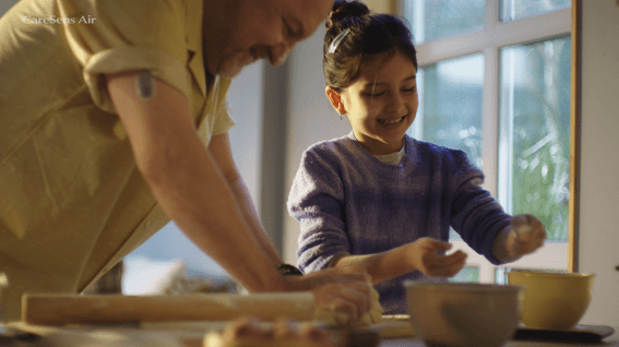 드롭샷매치 포트폴리오 - 케어센스 | CGMS - By Your Side