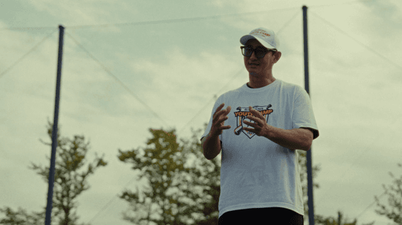 드롭샷매치 포트폴리오 - 브리즈케어 X 박용택 선수 행사 스케치, 인터뷰 촬영