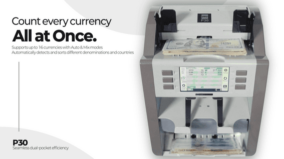 드롭샷매치 포트폴리오 - 금융 사무기기 정밀 계수 솔루션 지폐계수기 제품 홍보 영상ㅣ실사촬영 및 AI 합성