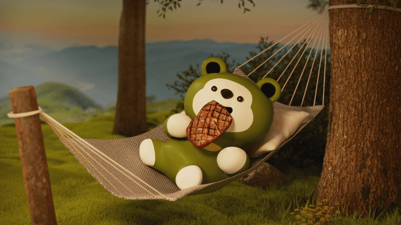 드롭샷매치 포트폴리오 - 강원특별이 캐릭터 3D애니메이션 -캠핑편-