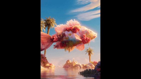 드롭샷매치 포트폴리오 - 초현실주의 AI 쇼츠 개인작업