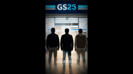 드롭샷매치 포트폴리오 - 편의점 프랜차이즈 GS25 x 깐부치킨 콜라보 홍보숏폼영상