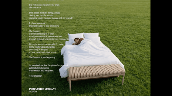 드롭샷매치 포트폴리오 - 더 드리머 FW 브랜드 필름