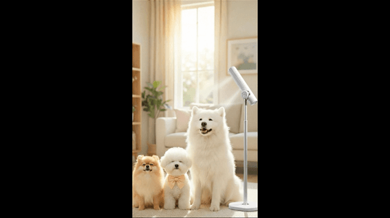 드롭샷매치 포트폴리오 - 에디슨(EDISON) 스탠딩 드라이기 숏폼 광고 (AI 제작)