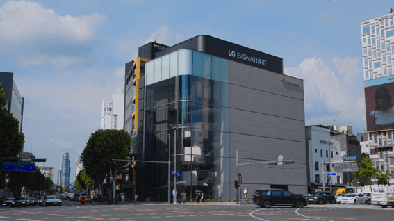 드롭샷매치 포트폴리오 - LG전자 플래그쉽스토어 개관 행사 스케치