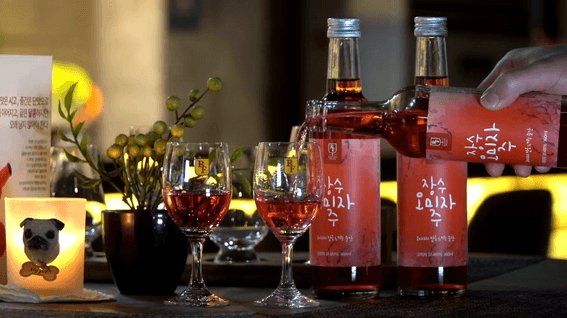 드롭샷매치 포트폴리오 - 알에프 오미자주 홍보영상 제작