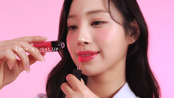 드롭샷매치 포트폴리오 - 아티스트리 Go Vibrant 글로우 립틴트 릴스 홍보영상