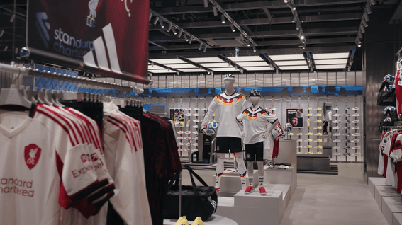 드롭샷매치 포트폴리오 - 아디다스 월드몰 공간 소개 및 타임랩스