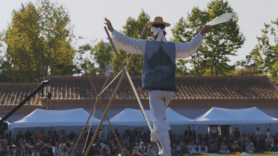드롭샷매치 포트폴리오 - 부산민속예술제 스케치 영상