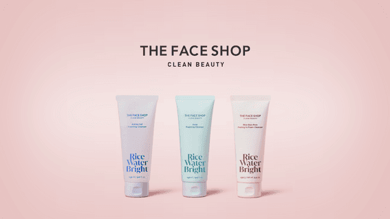 드롭샷매치 포트폴리오 - 더페이스샵 미감수 클렌저 제품 3종 영상