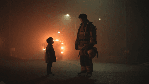 드롭샷매치 포트폴리오 - 소방학교 홍보영상 오프닝 AI 영상