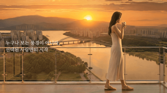 드롭샷매치 포트폴리오 - 리버센트 더 리치먼트 소양강 아파트 분양 영상