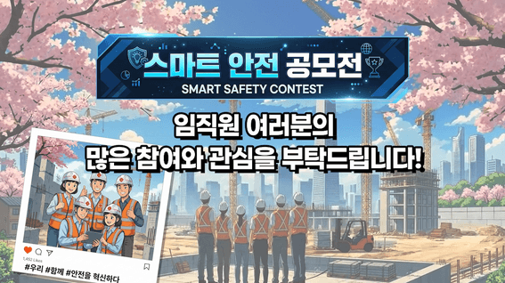드롭샷매치 포트폴리오 - [기업 캠페인] 롯데건설 스마트 안전교육 공모전 홍보 영상 (AI 기반 제작)