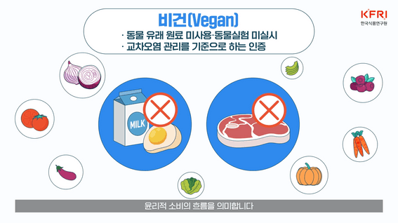 드롭샷매치 포트폴리오 - 비건의 정의 교육 인포그래픽 영상