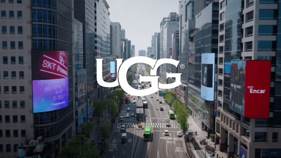 드롭샷매치 포트폴리오 - 2026 UGG OOH 캠페인 영상