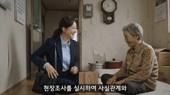 드롭샷매치 포트폴리오 - 노인학대예방 홍보 영상