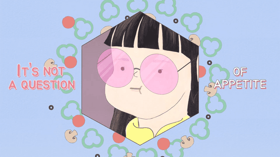 드롭샷매치 포트폴리오 - 일러스트 원화의 감성을 살린 우효 〈PIZZA〉 2D 애니메이션 뮤직비디오