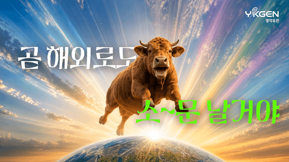 드롭샷매치 포트폴리오 - 영각유전 제품&서비스 홍보 AI 광고 영상