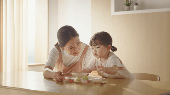드롭샷매치 포트폴리오 - 바망바망 아기 식판 브랜드필름