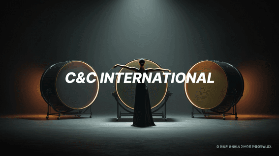 드롭샷매치 포트폴리오 - [C&C INTERNATIONAL] AI영상 공모전 / 세상의 색을 연주하다.