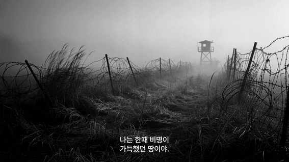 드롭샷매치 포트폴리오 - DMZ에서 온 편지 | DMZ AI 홍보영상