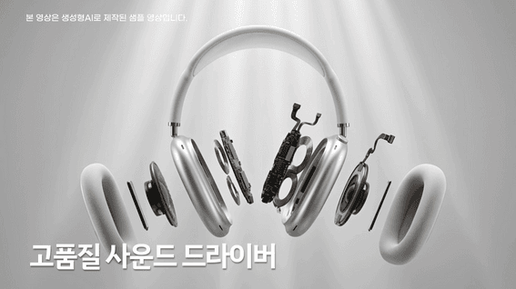 드롭샷매치 포트폴리오 - AI툴 활용 제품 홍보영상