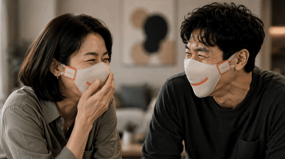 드롭샷매치 포트폴리오 - 99. HUSHUP(허쉬업)_ GRIN MASK(그린 마스크)_ 생활밀착형 코미디 광고_
