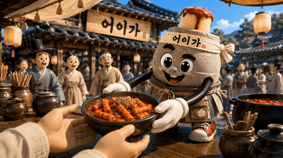 드롭샷매치 포트폴리오 - 어이가(가칭) - ‘500어이의 행복’ 분식 브랜드 론칭 광고